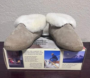 Old Friend Mens Slipper Bootee Chestnut Suede US Size M7/L9 - Picture 1 of 10