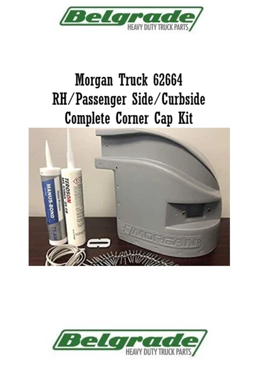 Morgan Truck 62664 RH/Passenger Side/Curbside Complete Corner Cap Kit - Image 1 of 1