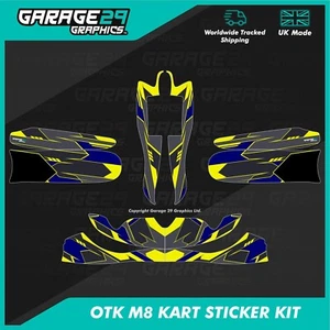 CADET OTK M8 KART STICKER KIT - VELOCITY - COLOUR 2 - CUSTOMISABLE - Picture 1 of 3