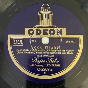 78rpm DAJOS BELA Leo Monossen SCHELLACKPLATTE GRAMMOPHON - Bild 1 von 4