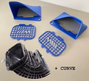 KIT Air Scoop v.1 + Rubber Curve Collector - BMW F - 20 22 30 31 32 34 87 - Imagen 1 de 7