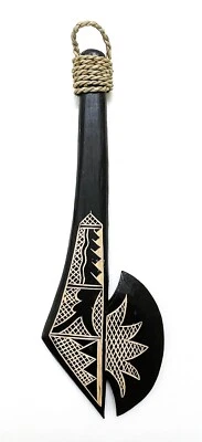 Handcrafted Samoan Axe War Weapon Replica - 20.5" - Model 2 - Image 1 of 3