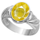 14.25 Ratti 13.00 Carat Unheated A+ Quality Natural Yellow Sapphire Pukraj Ring