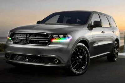 Kit de faróis Oracle Lighting 16-23 compatível com Dodge Durango Dynamic ColorSHIFT RGB - Imagem 1 de 4