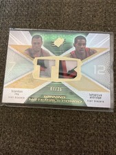 2008-09 SPX Winning Materials Combo Patch Brandon Roy, LaMarcus Aldridge  /25