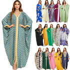 Moroccan Muslim Kaftan Women Long Dress Dubai Abaya Ramadan Caftan Islamic Robes