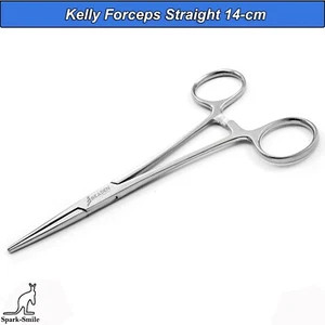Hemostat Kelly Forceps Straight Locking Clamps Surgical Veterinary Instruments - Bild 1 von 5