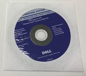 Dell System Recovery DVD Windows Vista Business 32bit SP1 0G081F - Picture 1 of 2