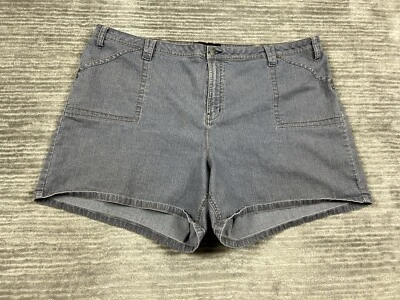 Shorts Venezia Feminino 26 Denim Azul Lavagem Escura Mistura de Algodão Plus - Imagem 1 de 4