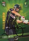 Signed 2015 2016 Australia T20 Cricket Tap N Play Card - Shaun Marsh