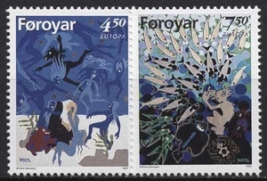 Färöer 1997 Europa CEPT: Sagen und Legenden 317/18 postfrisch - Imagen 1 de 1