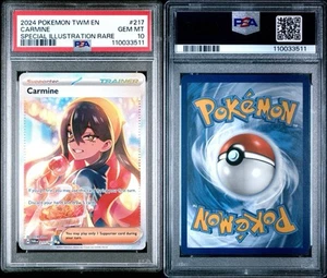 PSA 10 Gem Mint Carmine 217/167 Sv06: Twilight Masquerade Holo - Picture 1 of 1