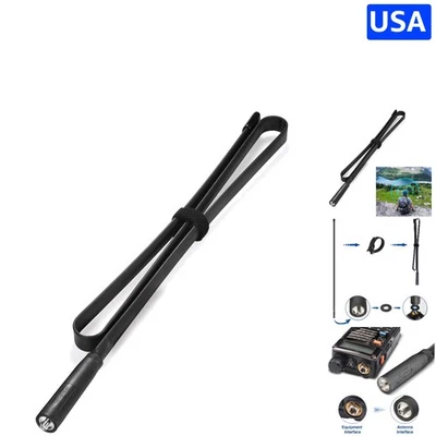 Antena de radioaficionado táctica VHF UHF doble banda 136-520 MHz 42,5" para profesionales Foto 1 de 4