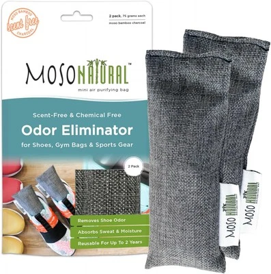 Inserto desodorante para zapatos MOSO NATURAL | Absorbedor de olores a carbón para zapatos | Gimnasio...  Foto 1 de 4