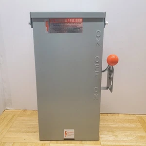 Notstrom-Transferschalter nicht abgesichert Generator manuell 100 Ampere 240 Volt - Bild 1 von 13