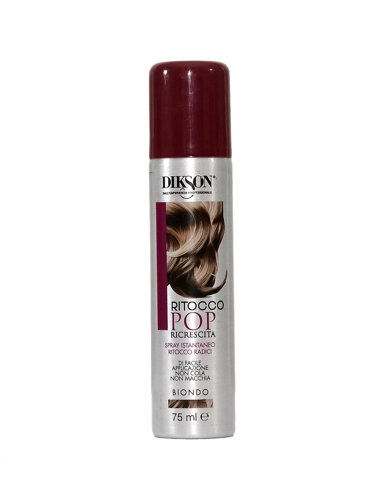 Spray Capelli Correttore colore Dikson Pop Ritocco Ricrescita Biondo 75 ml