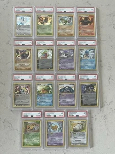 2005 Pokemon Ex Deoxys Sequential Holo Set 1-15 PSA 9 - Picture 1 of 17