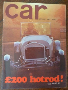 CAR magazine January 1967 Lamborghini Miura Turin Show Vanden Plas Fiat 124 - Picture 1 of 2