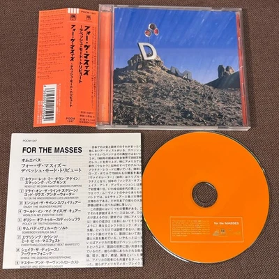 For The Masses DEPECHE MODE JAPAN CD POCM-1247 OBI + INSERT The Cure Rammstein - Image 1 of 4