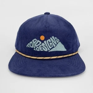Topo Designs Pana Exterior Gorra Plana Sombrero Montaña Escalada Hombres Colorado - Imagen 1 de 7