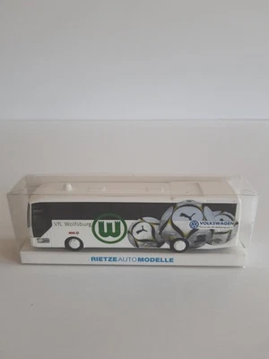 Rietze MAN VfL Wolfsburg Mannschaftsbus 1:87 NEU & OVP !!! RAR !!! - Bild 1 von 4