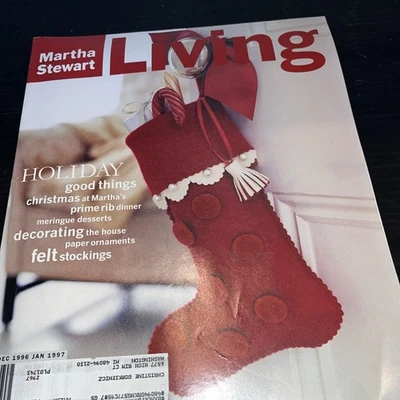Vintage 1996,Martha Stewart Living,Holiday Good Things,with Recipe Cards Foto 1 de 4