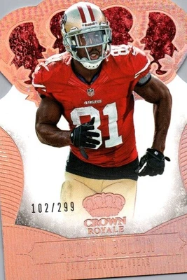 2013 Panini Crown Royale #9 Anquan Boldin Bronze Holo (Die Cut Crown) #/299 - Image 1 of 2
