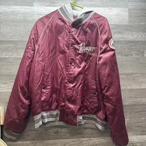 Ranger Bootsjacke Flippin ARK Satin Bomber Kapuze Large Vintage 80er Kabetogama - Bild 1 von 13