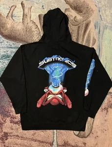 Subtronics Cyclops Rocks Hoodie Faded Black EDM Red Rocks Dubstep Erwachsene Größe XL - Bild 1 von 5