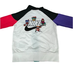 Nike Jugend Jungen klein 4-5 Jahre Digitaldruck Retro Sweatshirt Trainingsjacke - Bild 1 von 10