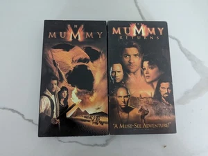 The Mummy The Mummy Returns VHS Tape Set Lot Brendan Fraser Scorpion King 1999 - Bild 1 von 1