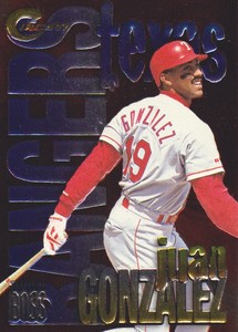 1997 Circa Baseball Super Boss #5 Juan Gonzalez Texas Rangers