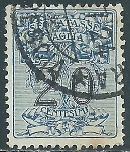 1924 REGNO SEGNATASSE PER VAGLIA USATO 20 CENT - P13-8 - Foto 1 di 1