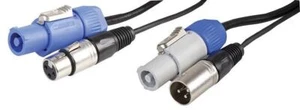 PULSE - 3m Neutrik Powercon + 3 Pin XLR Link / Extension Lead - Picture 1 of 1