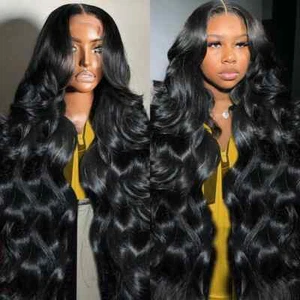 Body Wave Human Hair Wig Brazilian 13x6 Hd Lace Frontal Human Hair Wig for Women - Picture 1 of 13