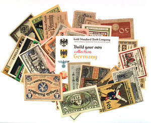 1917 -22  Germany Weimar Republic Set 10 pcs  Notgeld Banknotes (random design)