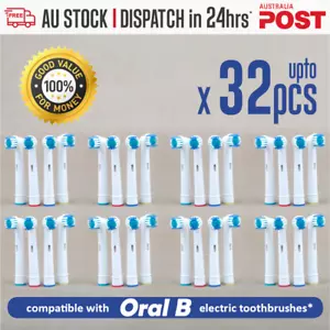 Oral B Electric Toothbrush Heads Compatible Replacement Soft Bristle Bulk Pack - Picture 1 of 7