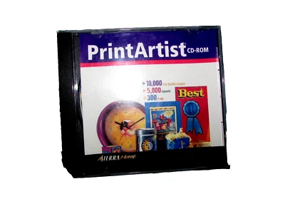 PRINT ARTIST CD-ROM 1 CD Sierra Home 10,000 images 5,000 layouts (liv rm) - Image 1 of 3