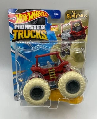 Nuevo Monster Truck Hot Wheels Flintstones Flintmobile 1:64 diecast Foto 1 de 3