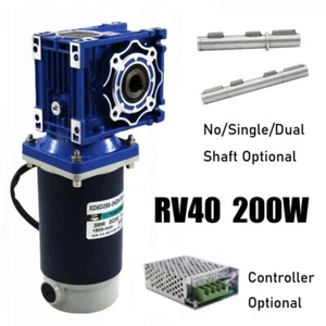 Motorreductor de engranajes helicoidales de alto par 200 W RV40 DC 12 V/24 V - Imagen 1 de 23