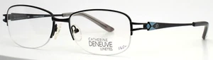 CATHERINE DENEUVE CD-359 BLK Black Womens Rectangle Eyeglasses 53-17-135 B:35 - Picture 1 of 16