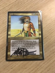 MTG Jedit Ojanen (LEGENDS) SIGNED by Mark Poole - Picture 1 of 2