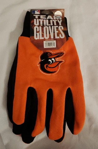 Baltimore Orioles Utility Gloves One Size Fits All MLB Officially Licenced Cover