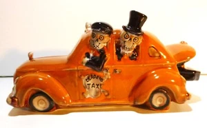 *NEW" Yankee Candle BONEY BUNCH 2014 Dead End Taxi Votive Candle Holder 8 1/2" - Imagen 1 de 7