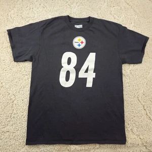 NFL Team Apparel Antonio Brown Pittsburgh Steelers Mens T-Shirt Size Large Black - Picture 1 of 11