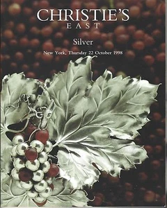 1998 Christie's East N Y SILVER Auction Catalog  Illustrated  - Picture 1 of 9