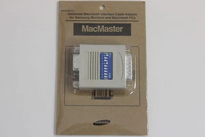 SAMSUNG MACMASTER SWITCHABLE CABLE ADAPTER FOR APPLE MAC POWER MACINTOSH NEW - Picture 1 of 5