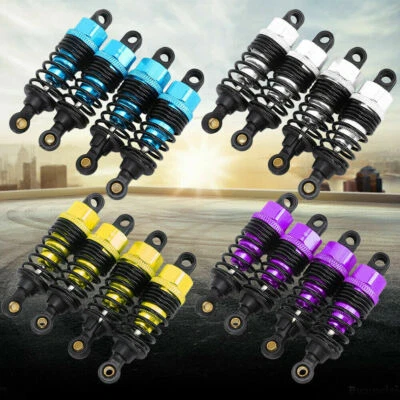 4 Stück Aluminium 56mm RC Stoßdämpfer Dämpfer für HSP 1:10 RC Truck Auto - Bild 1 von 4