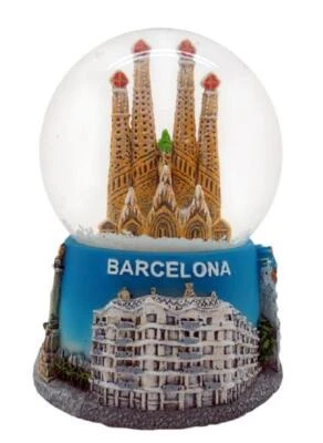 Barcelona Sagrada Familia Schneekugel Spanien Espana Souvenir,Snowglobe,New - Bild 1 von 4