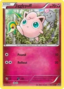 Tarjeta Pokémon Jigglypuff 65/124 Fates Collide casi nueva - Imagen 1 de 1